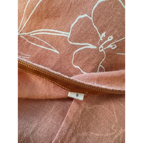 CAPULET X RTR Brown Floral Isalina One-Piece Jumpsuit Size S - Picture 9 of 9